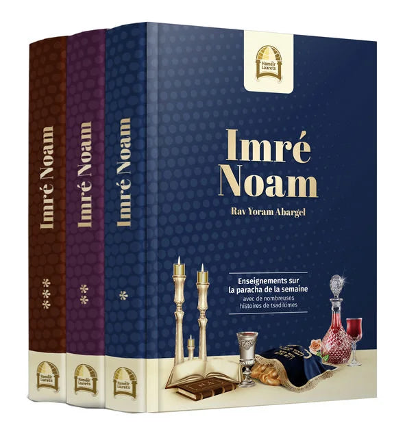 Imré Noam en français – 3 Volumes – אמרי נועם בצרפתית / הרב יורם אברג'ל